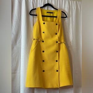 Karen Millen yellow summer cocktail dress 👗 Size 8. Worn once.